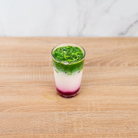 How to Make a Strawberry Matcha Latte - Iced