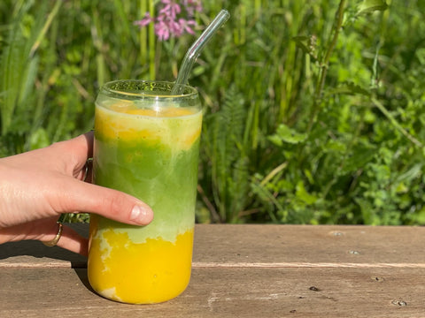 Iced Mango Matcha Latte Recipe